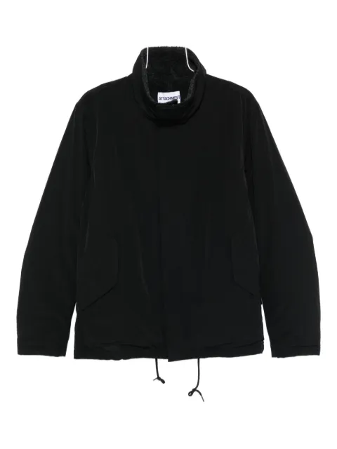 Attachment high-neck lightweight jacket