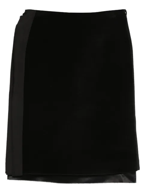 Jil Sander falda recta a capas