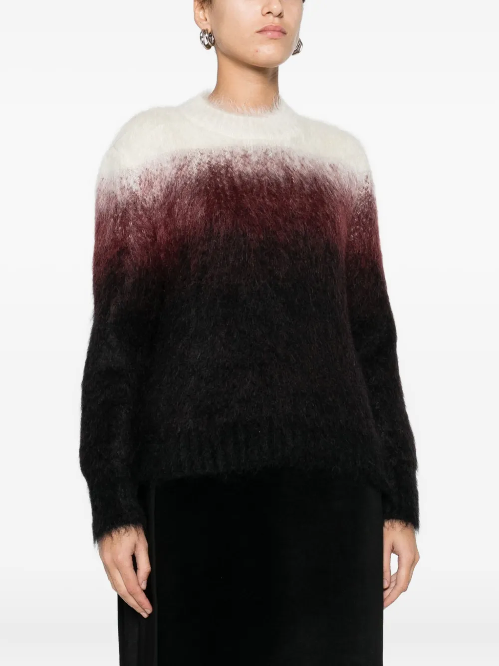 Jil Sander Ombré-effect Sweater In Multi