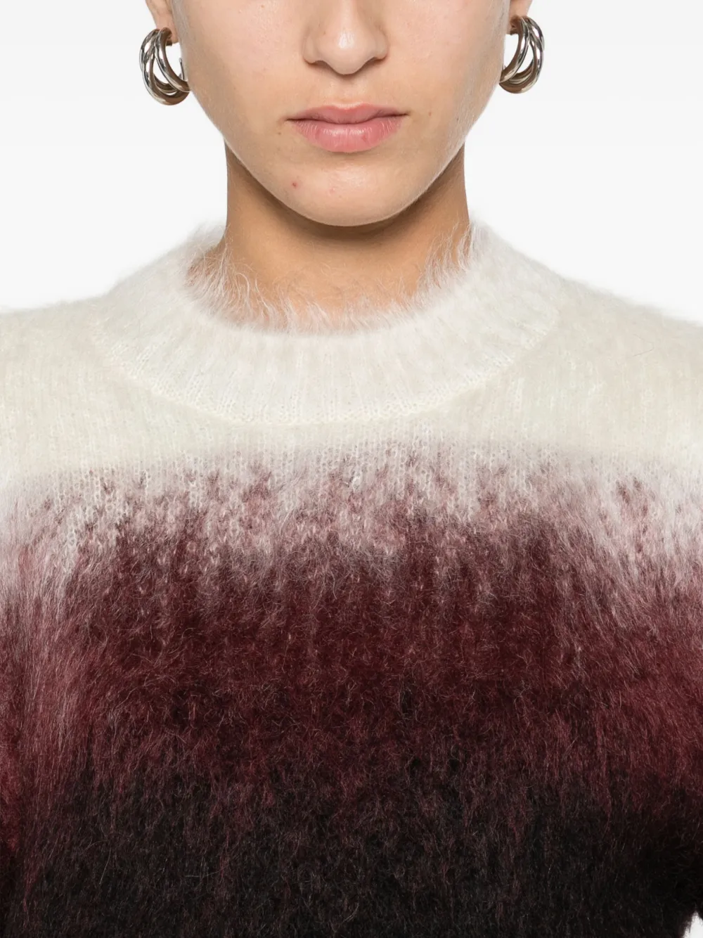 Jil Sander Ombré-effect Sweater In Multi