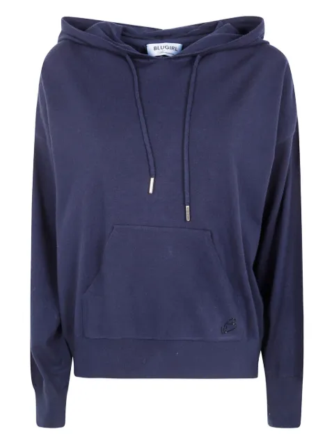 Blugirl hooded pocket sweatshirt