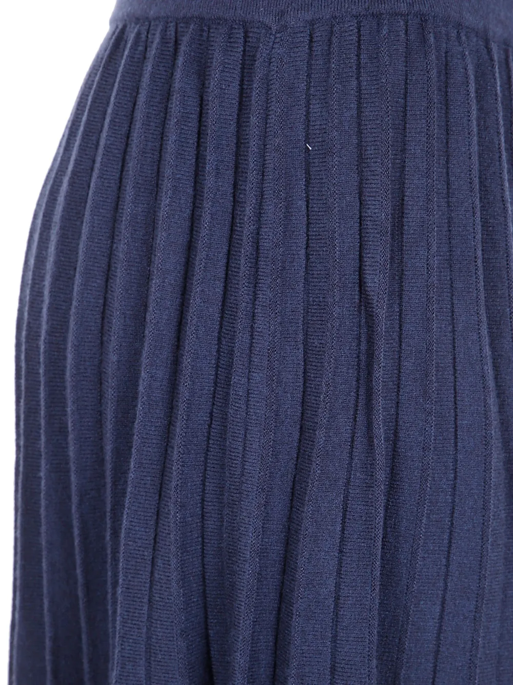 Blugirl Mix Viscose Lmelange Knit Skirt In Blue