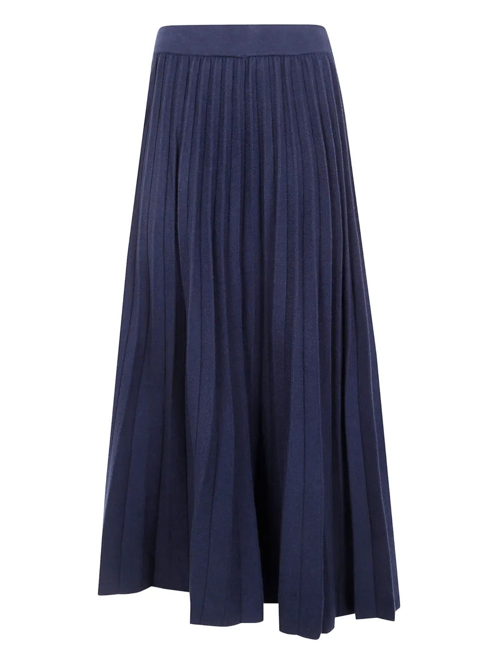Blugirl Mix Viscose Lmelange Knit Skirt In Blue