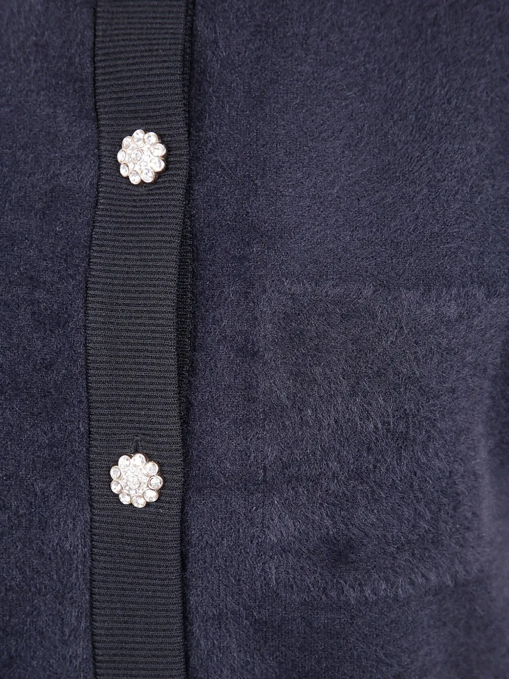 Blugirl Mouwloos vest met knoop Blauw