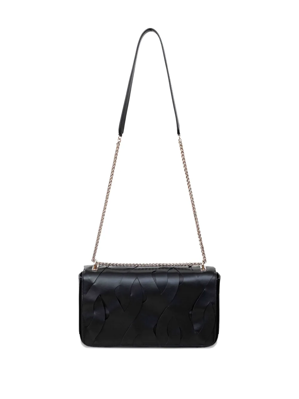 Kata Szegedi Roads leather crossbody bag - Zwart