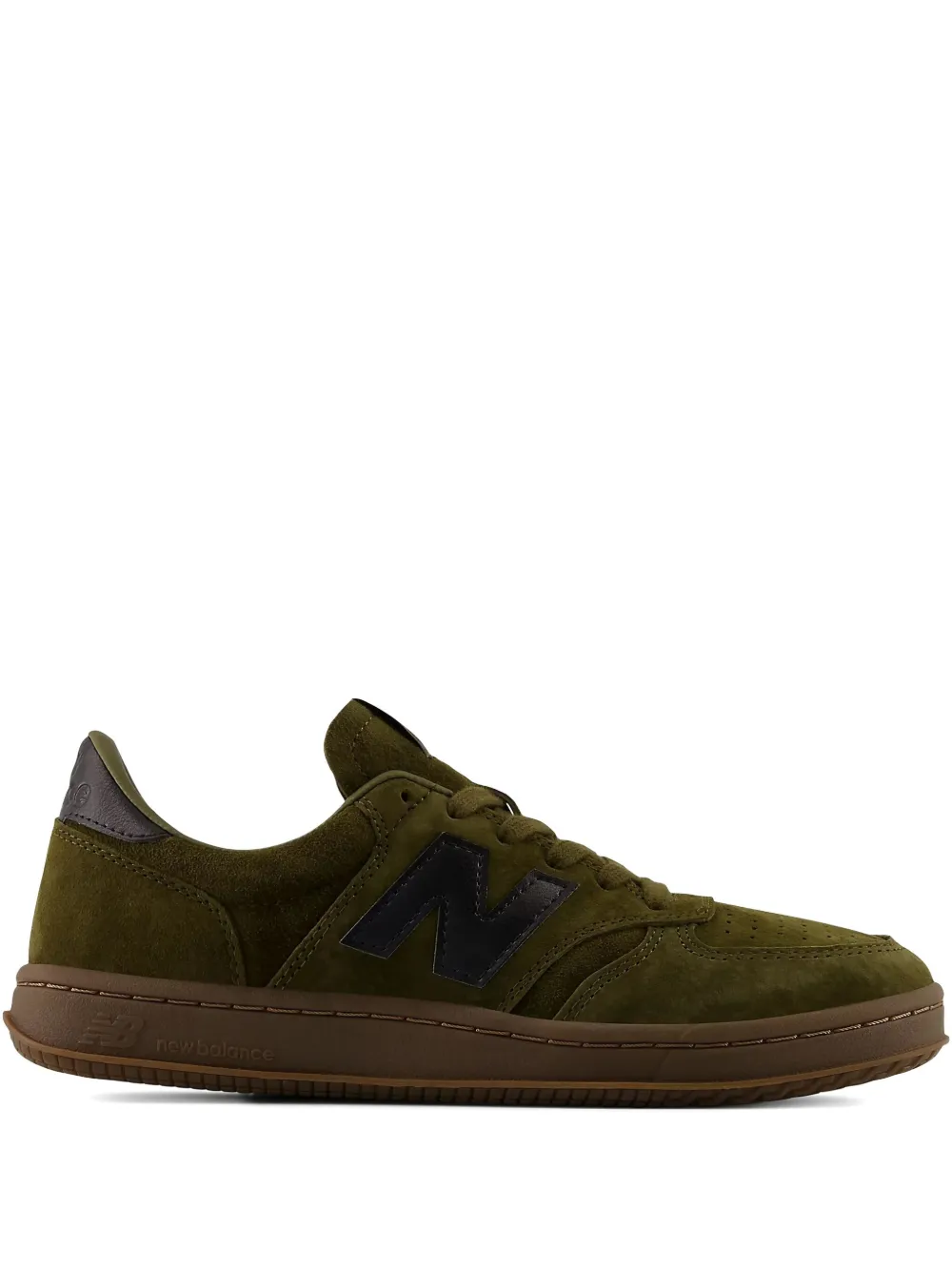 New Balance baskets en daim | vert | Image 1