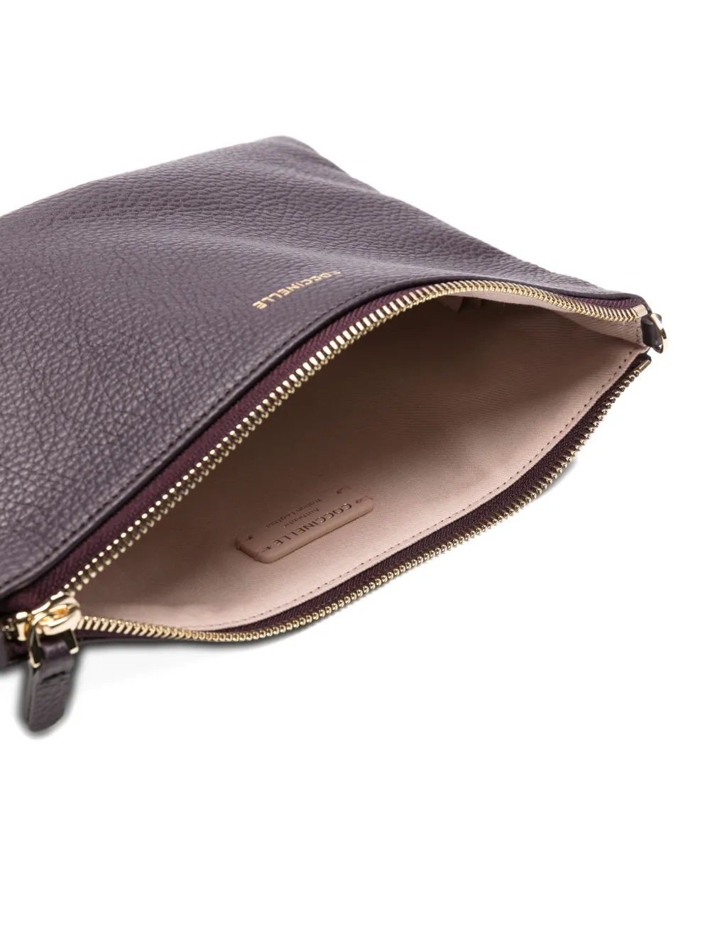 Coccinelle Leren crossbodytas Paars