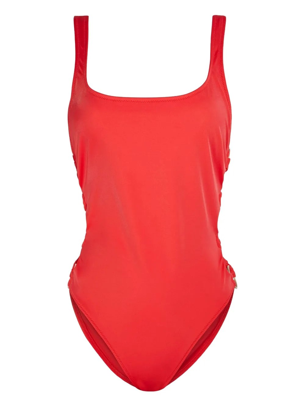 Solid & Striped The Jennifer Cutout Swimsuit In Red