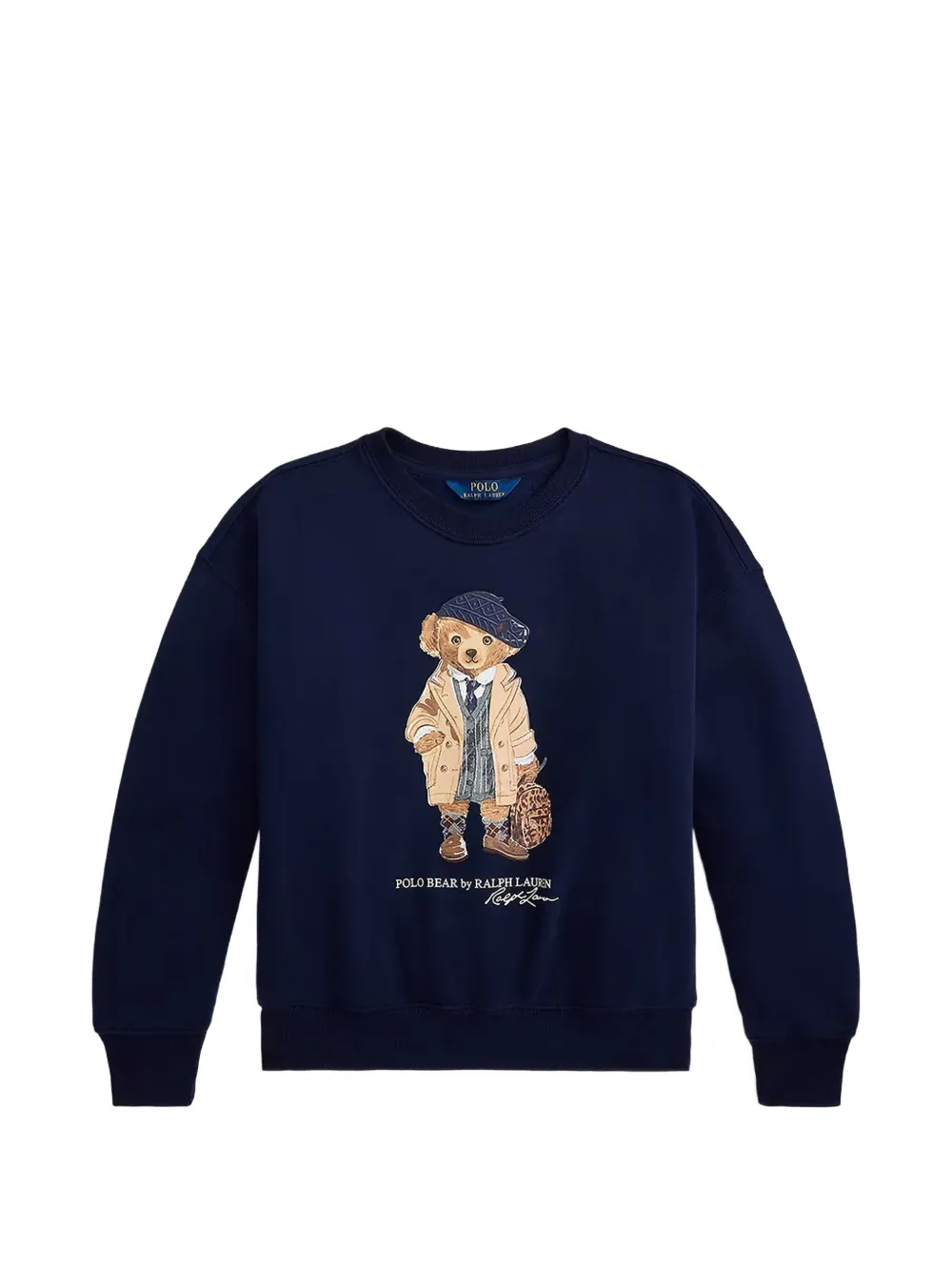 POLO RALPH LAUREN KIDS Felpa con grafica - Blu