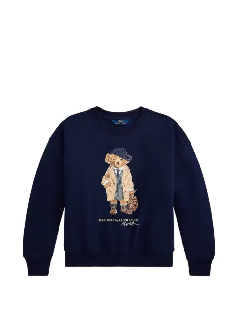 POLO RALPH LAUREN KIDS sudadera con estampado gráfico