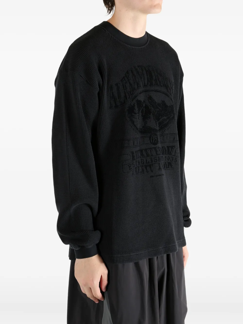 Alexander Wang Graphic-print Sweatshirt In Black