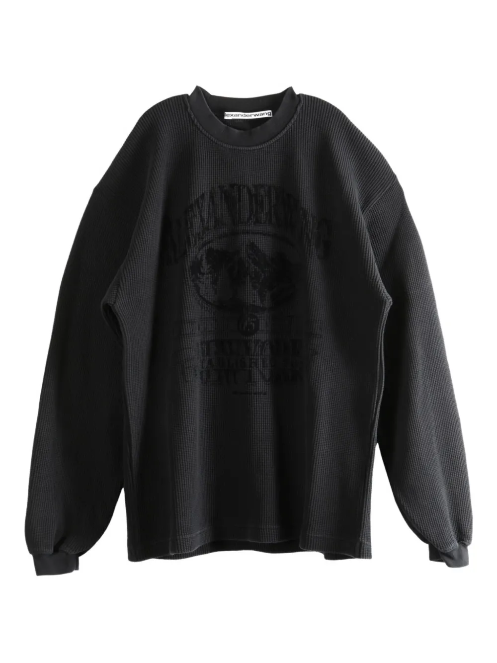 Alexander Wang graphic-print sweatshirt | Black | Image 1