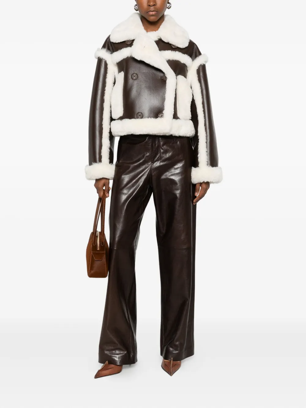 STAND STUDIO button-fastening shearling jacket | Chamarras de lana | Image 2