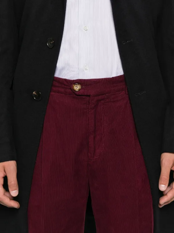 Brunello Cucinelli コーデュロイ パンツ | レッド | FARFETCH JP
