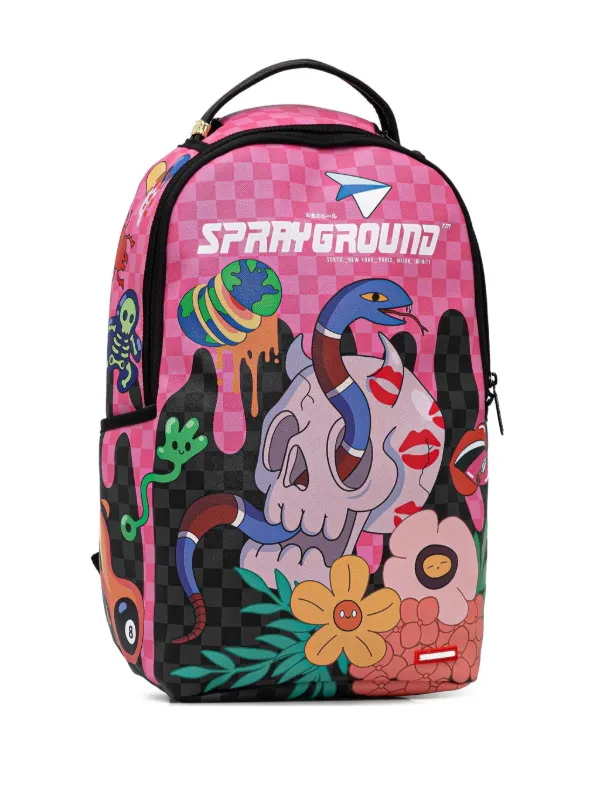 Sprayground グラフィック バックパック | ピンク | FARFETCH JP