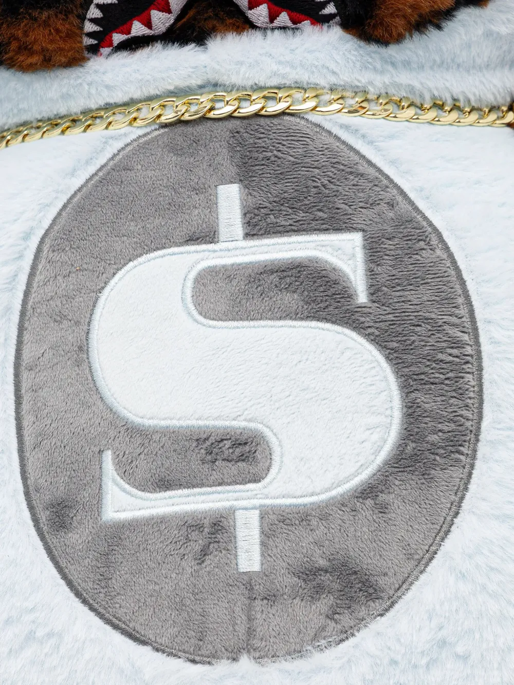 Sprayground Bear-shape Dollar-detail Backpack In Brown