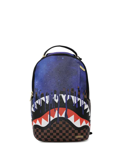 Sprayground shark-print backpack