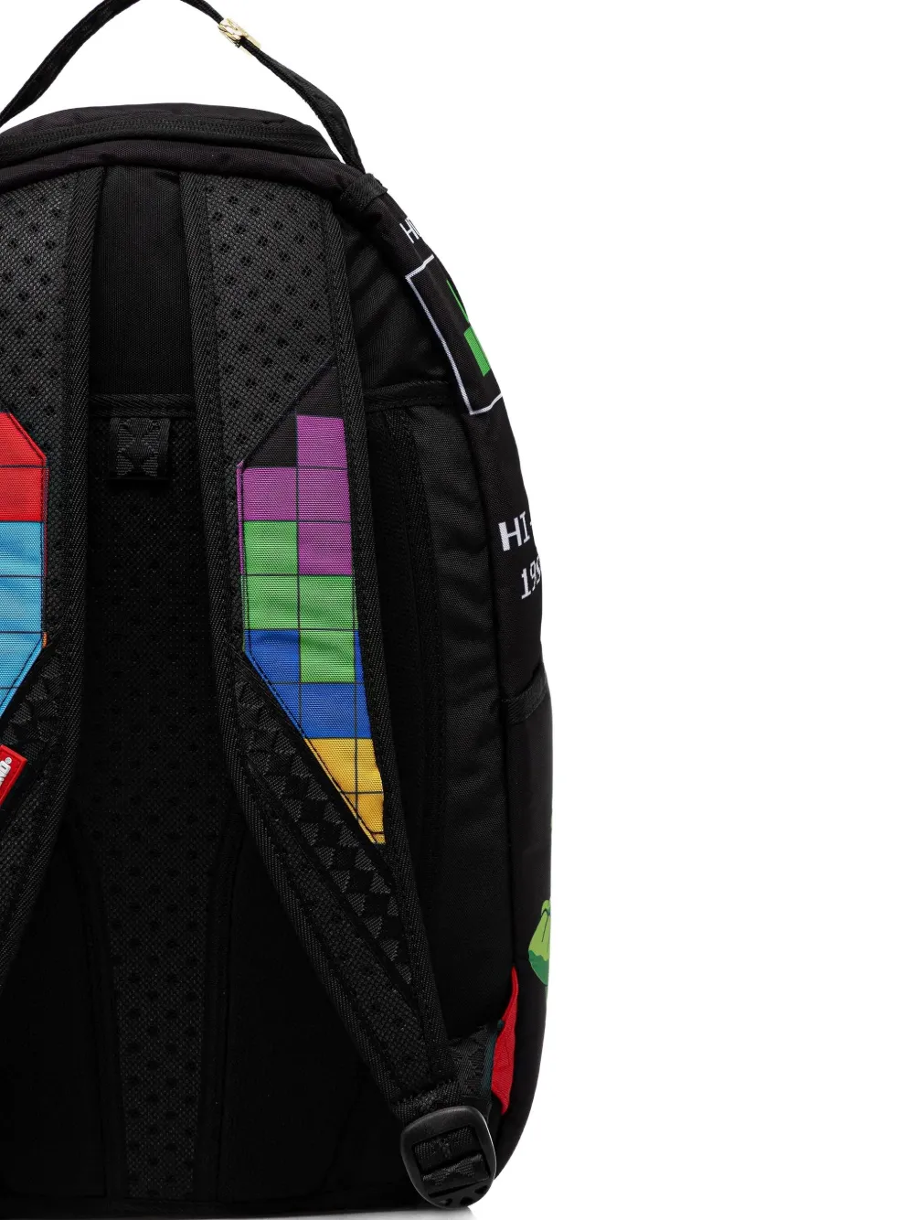 Sprayground Tetris-print Backpack In Black