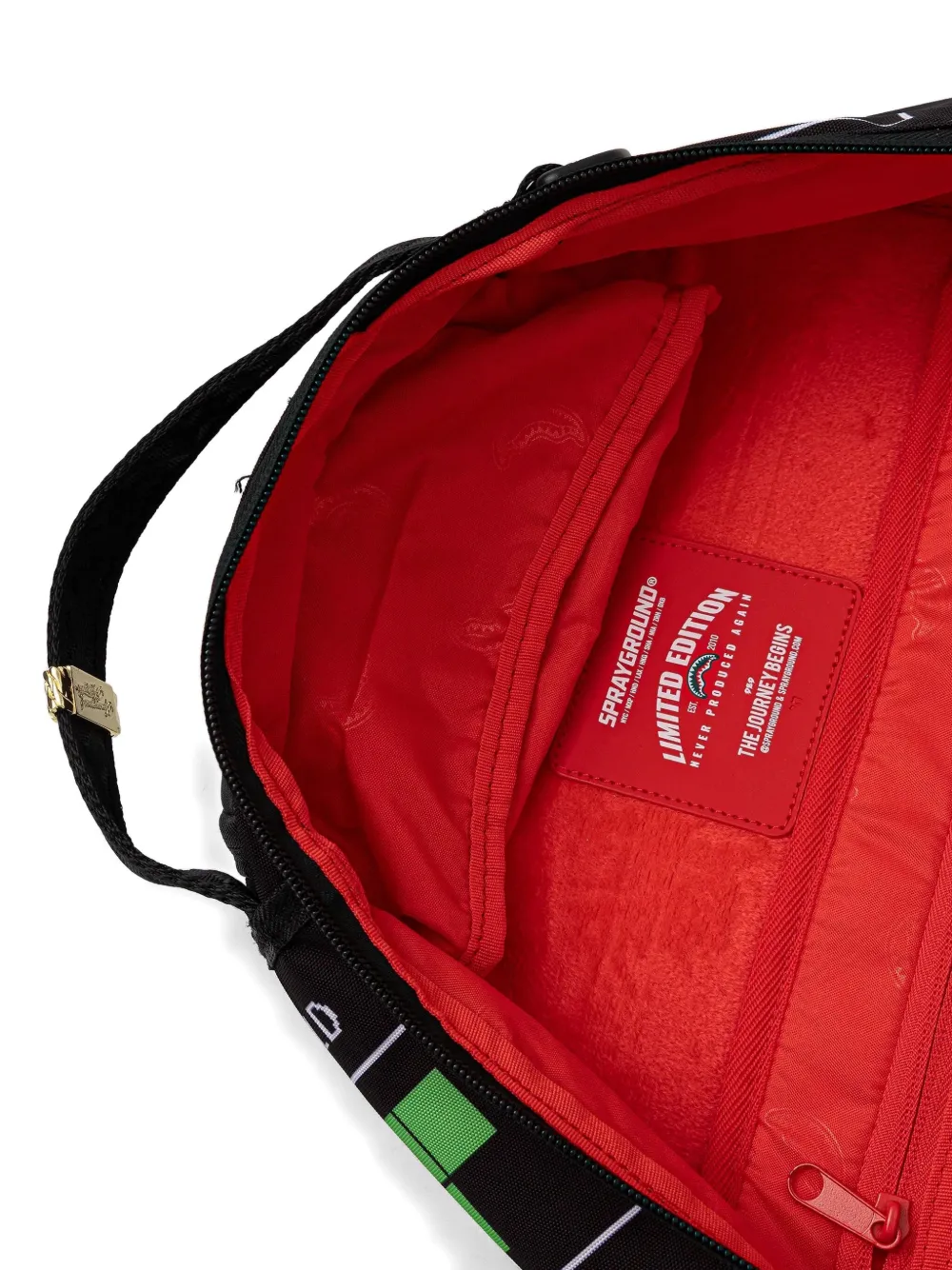 Sprayground Tetris-print Backpack In Black