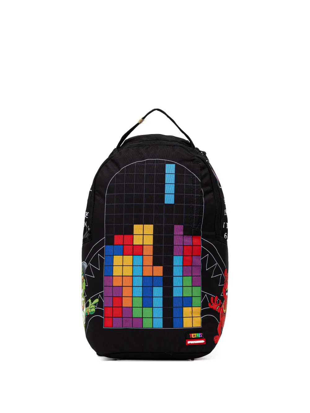 Sprayground tetris-print backpack | Black | Image 1
