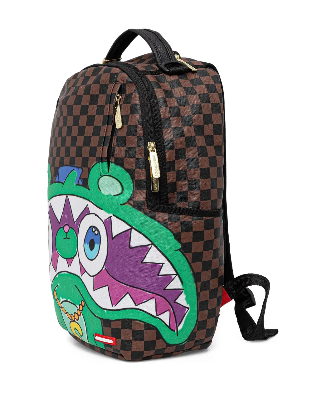 Sprayground Karierter Rucksack mit grafischem Print | Herren | Image 2