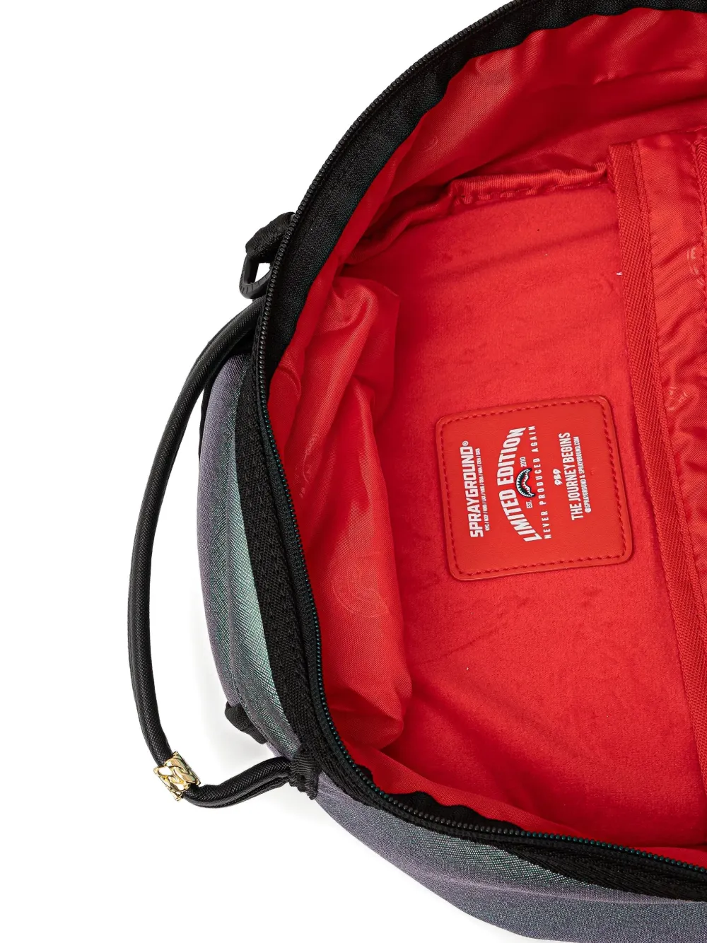 Sprayground Slickness Shark-print Backpack In Green