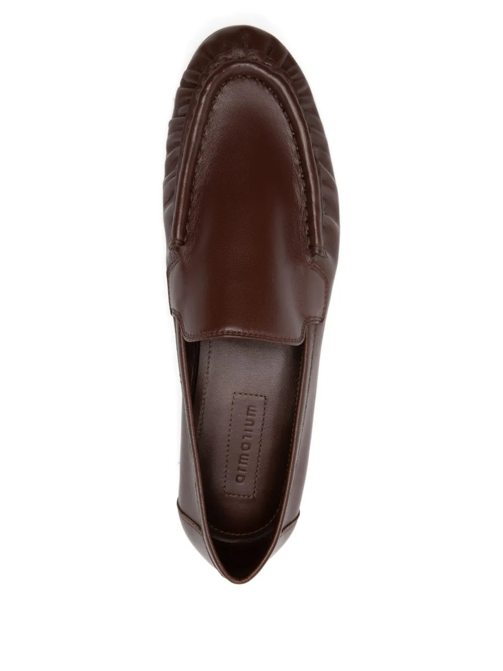 Armarium Milan Nappa Loafers In Burgundy