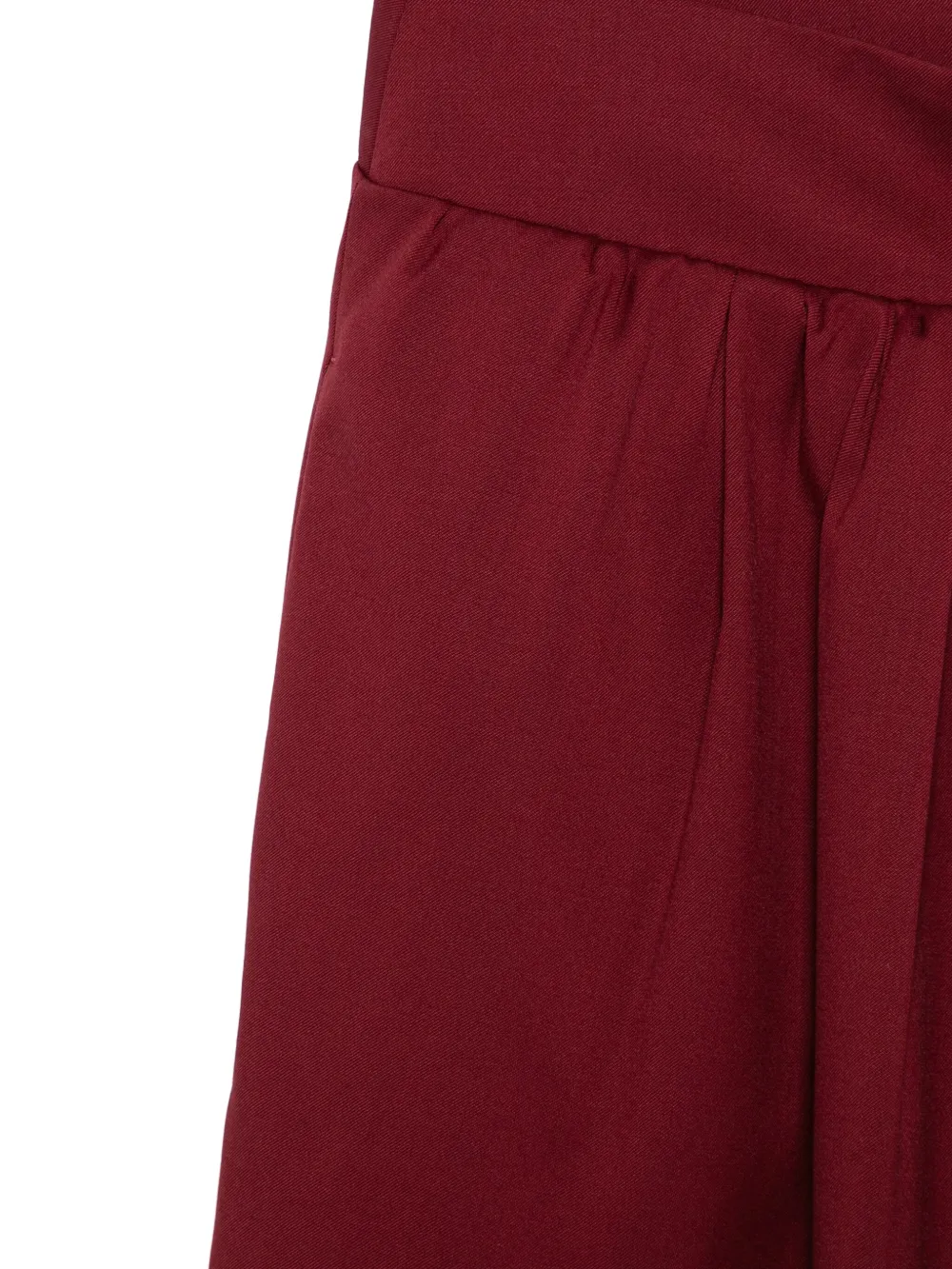 Armarium Marlon Pleated Trousers In Red