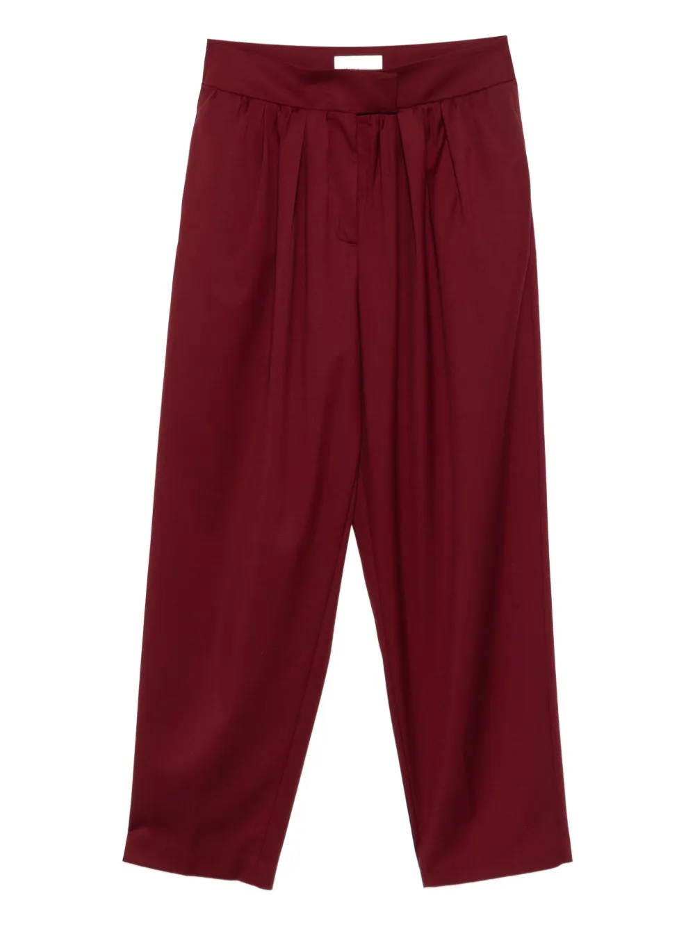 Armarium Marlon Pleated Trousers In Red