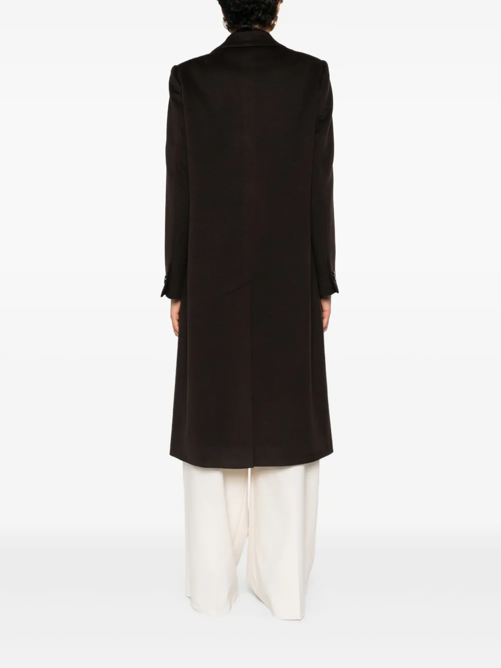 Tagliatore Amanda jas met zak met knoop Bruin