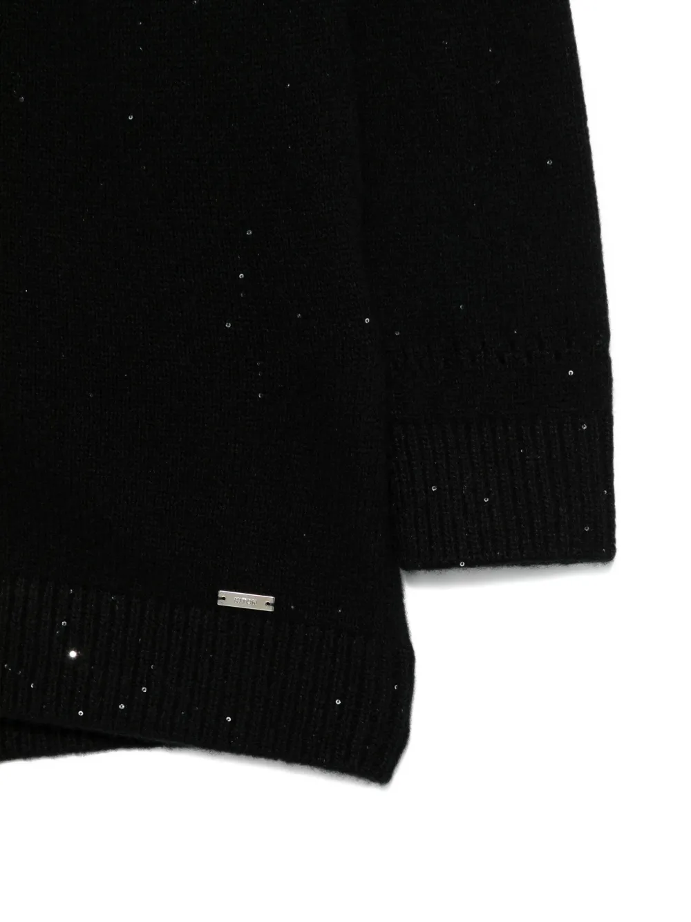 Kiton Vest met verfraaid detail en knopen Zwart