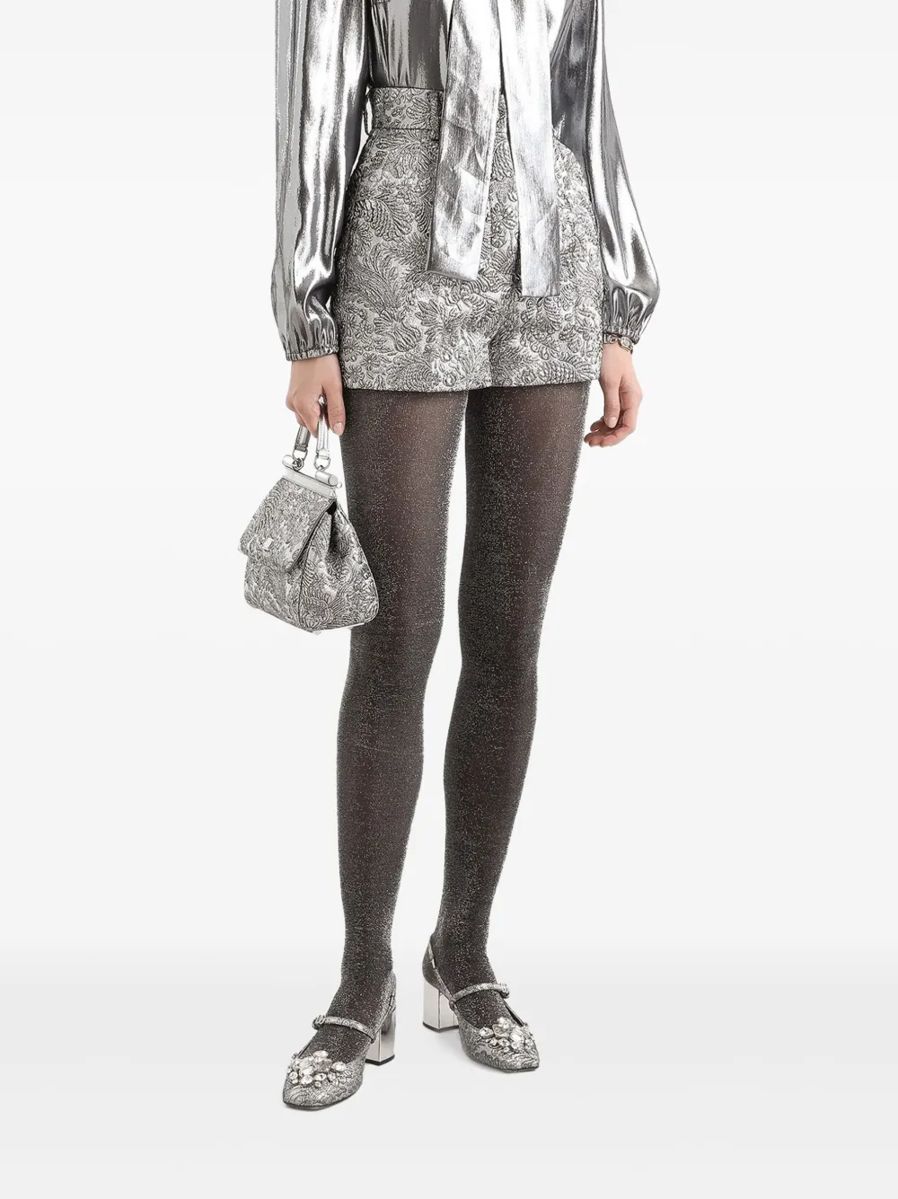 Dolce & Gabbana floral-jacquard shorts | Short Shorts | Image 2