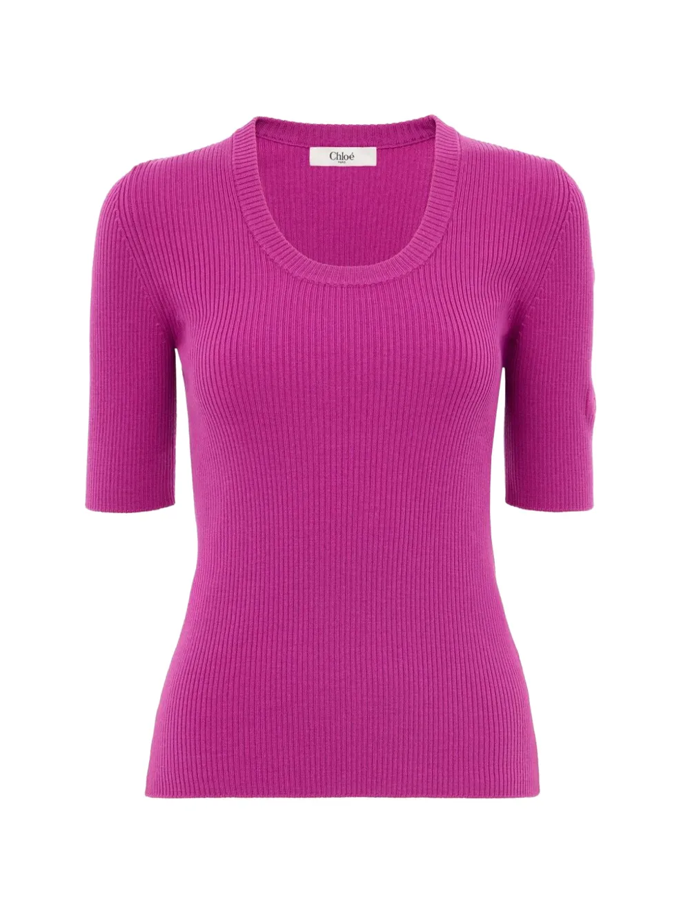 Chloé ribbed top - Rosa