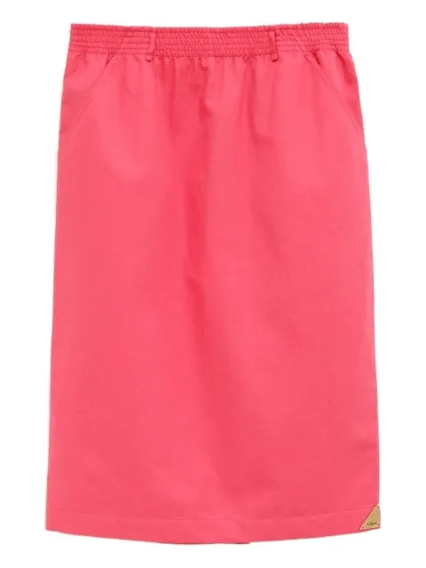 Chloé elastic-waistband pocket skirt