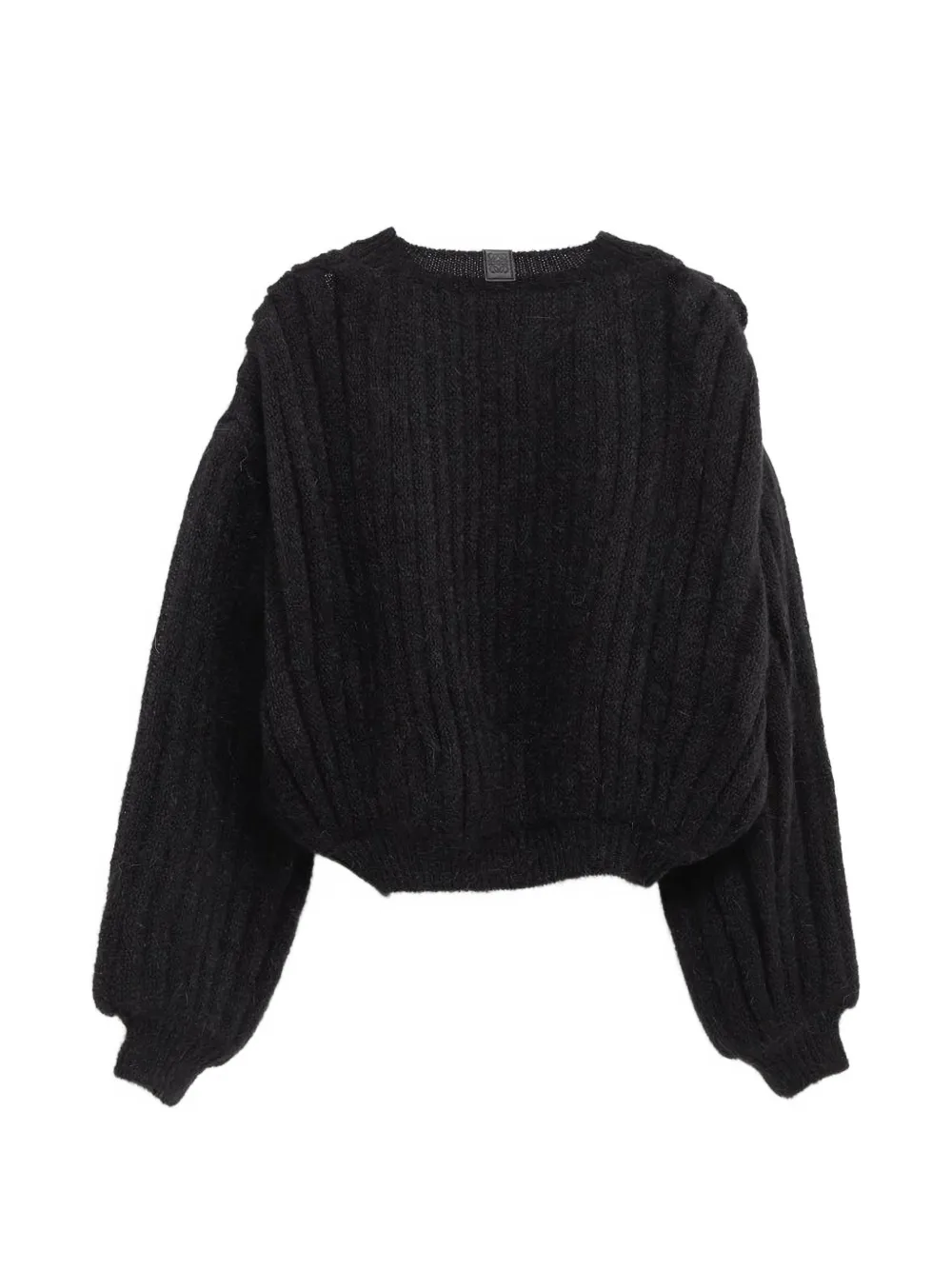  Loewe Balloon-sleeve Knitwear - Black 