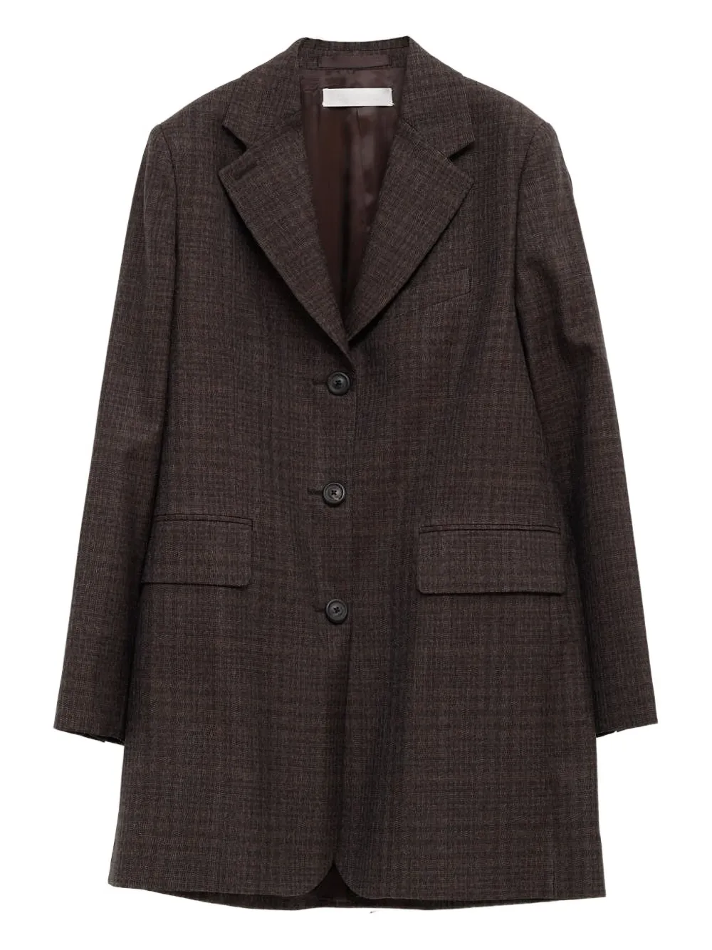 OUR LEGACY Queens check-pattern blazer | Brown | Image 1