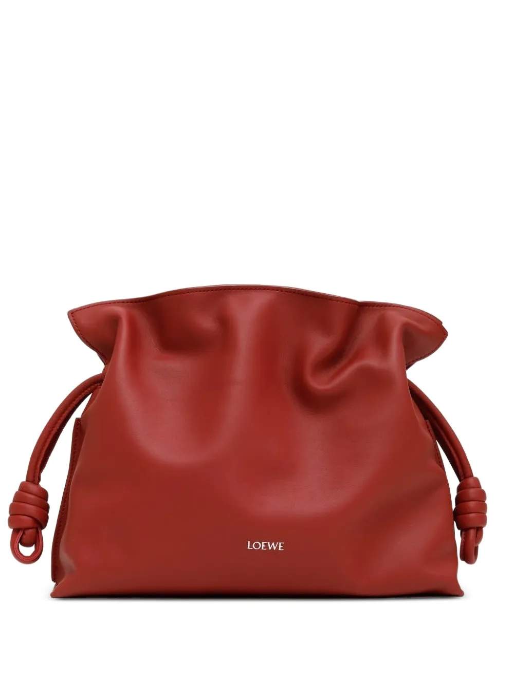 LOEWE knotted drawstring bucket bag | Red | Image 1