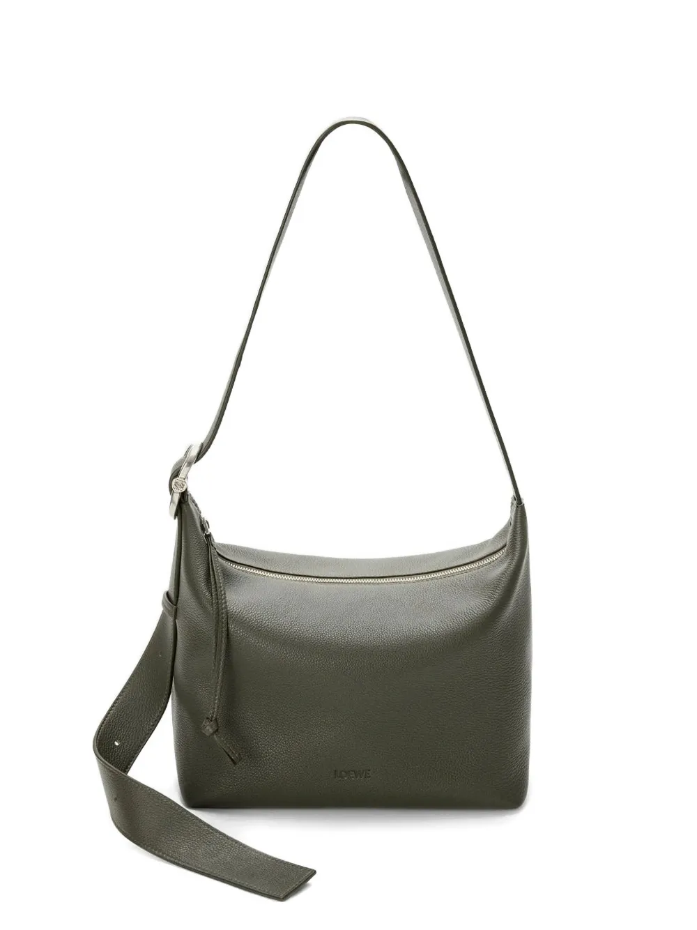 LOEWE logo-detail strap shoulder bag - Verde