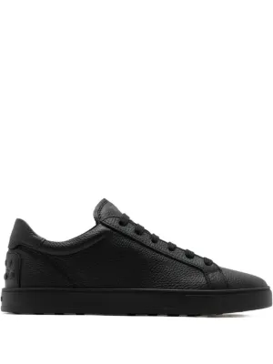 Prada レザースニーカー | ブラック | FARFETCH JP