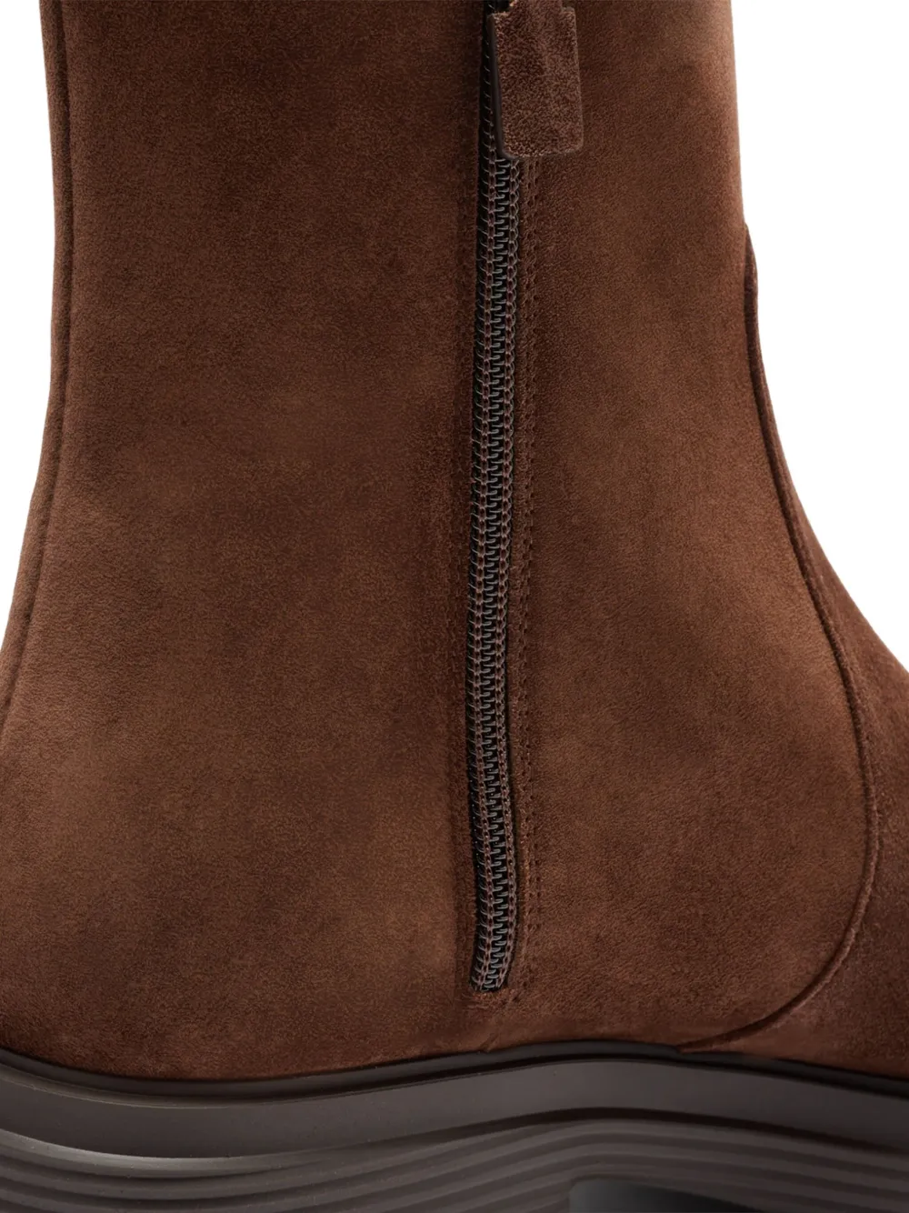 Stuart Weitzman 40mm Hudson Suede Ankle Boots In Brown