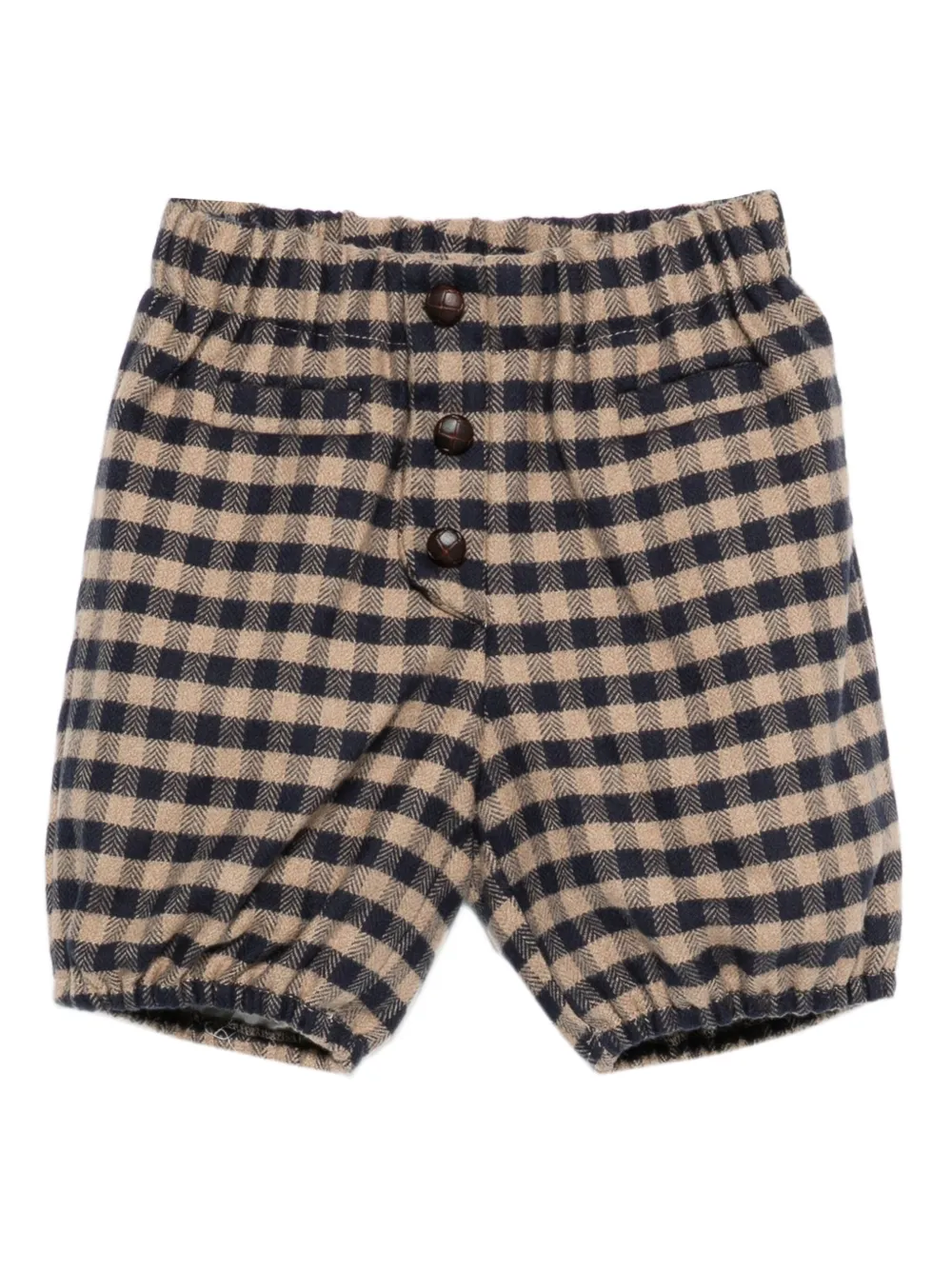 La Stupenderia check-pattern shorts | Brown | Image 1