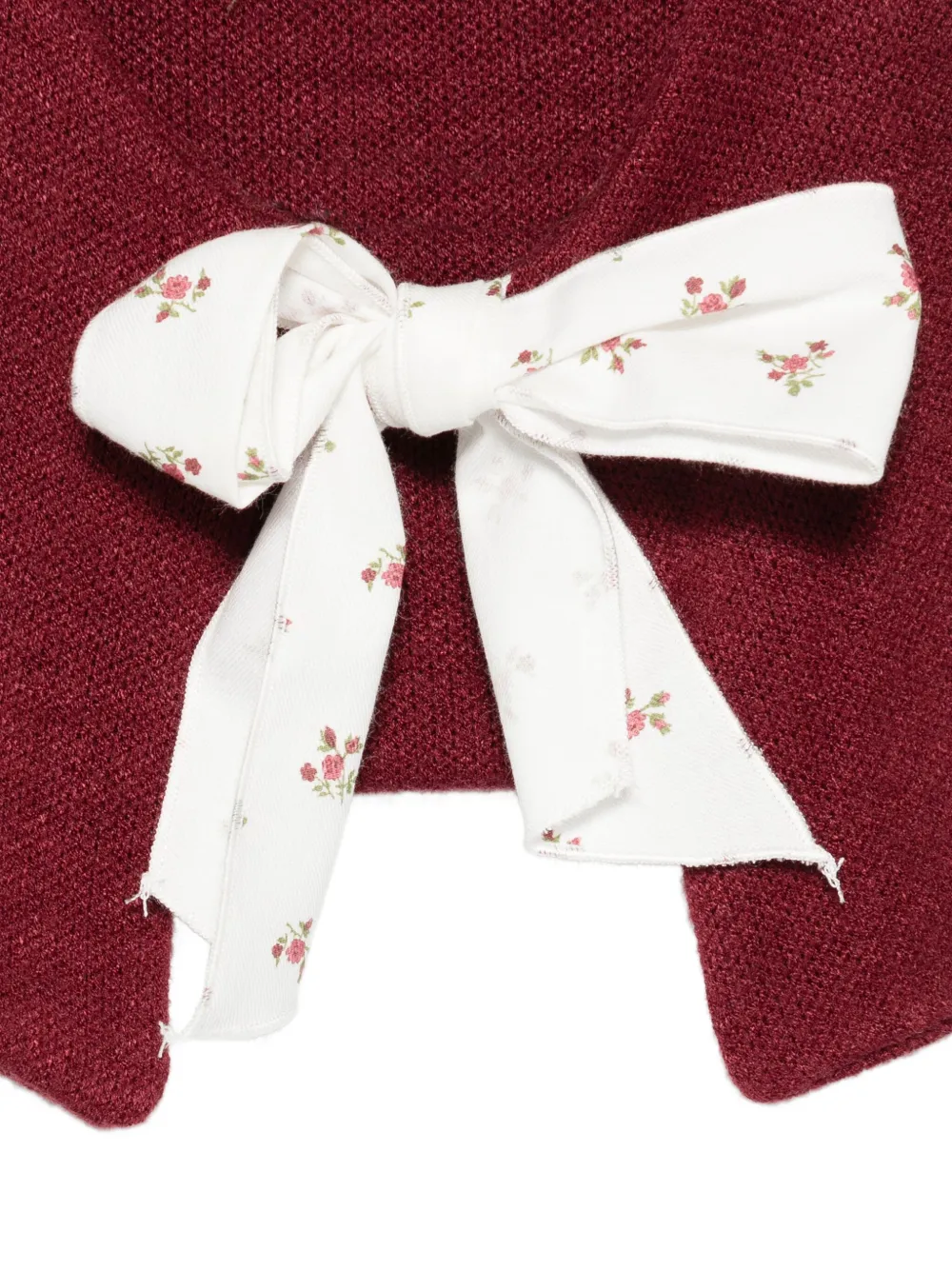 La Stupenderia Vest met strikdetail Rood