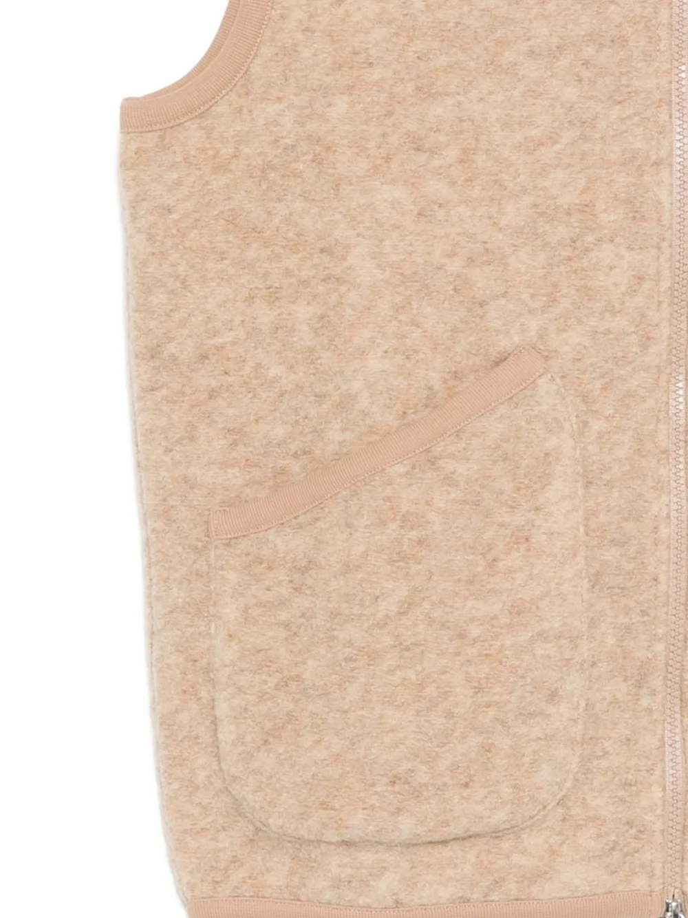 Universal Works Gilet met rits Beige