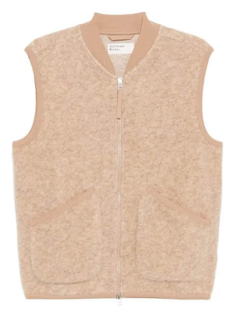 Universal Works zipped gilet