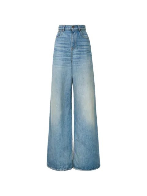 Chloé high-rise wide-leg jeans in denim