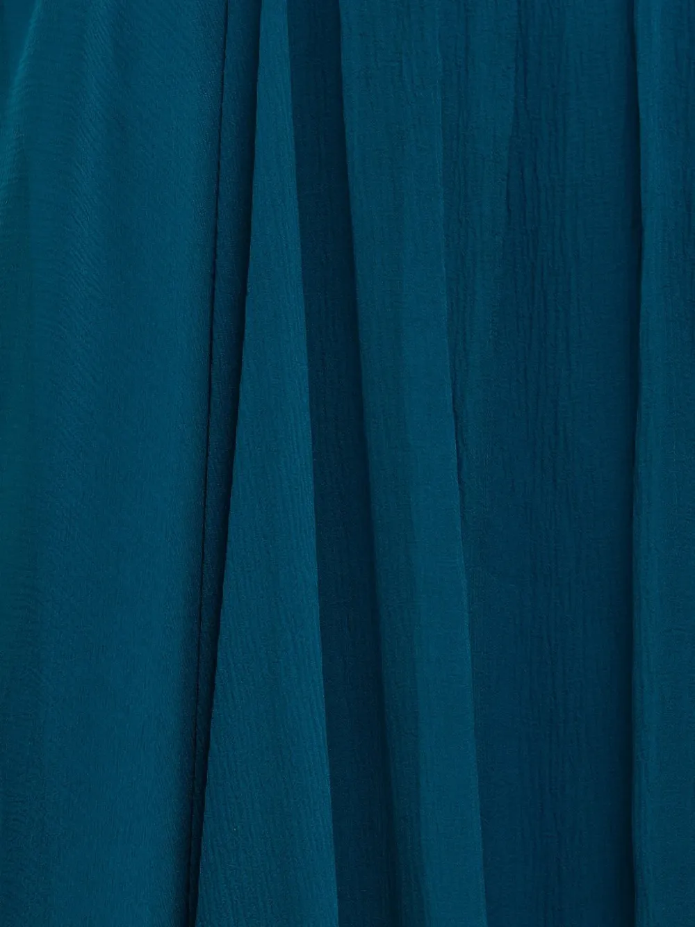 Chloé Ruffled Silk Dress In Blue