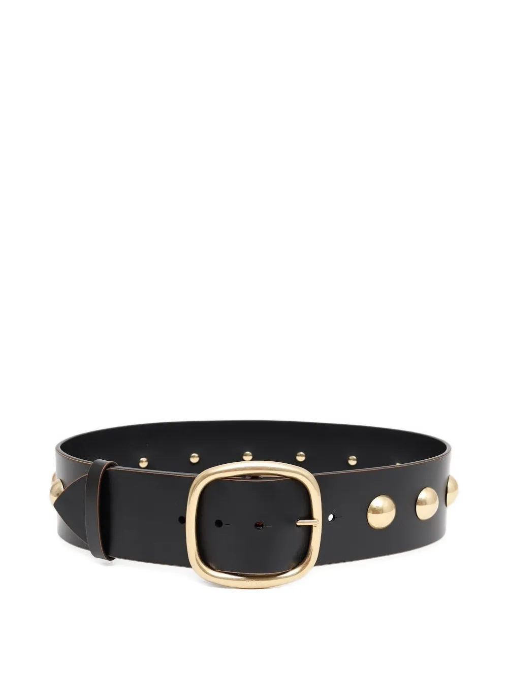 Chloé Midnight Studded Buckle Belt In Black