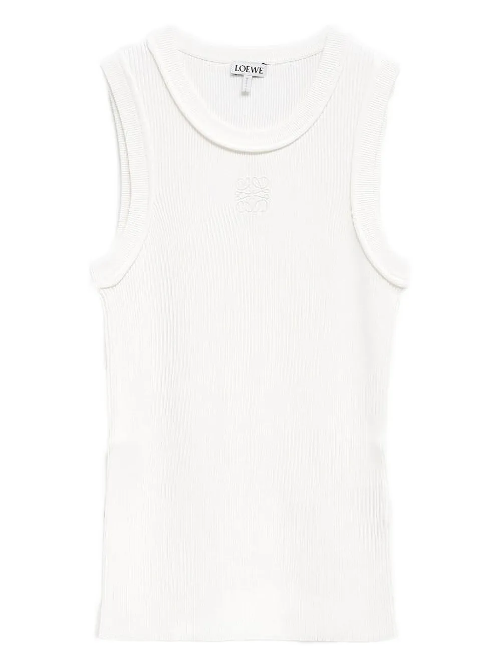 Loewe Lgo-embroidered Top In White
