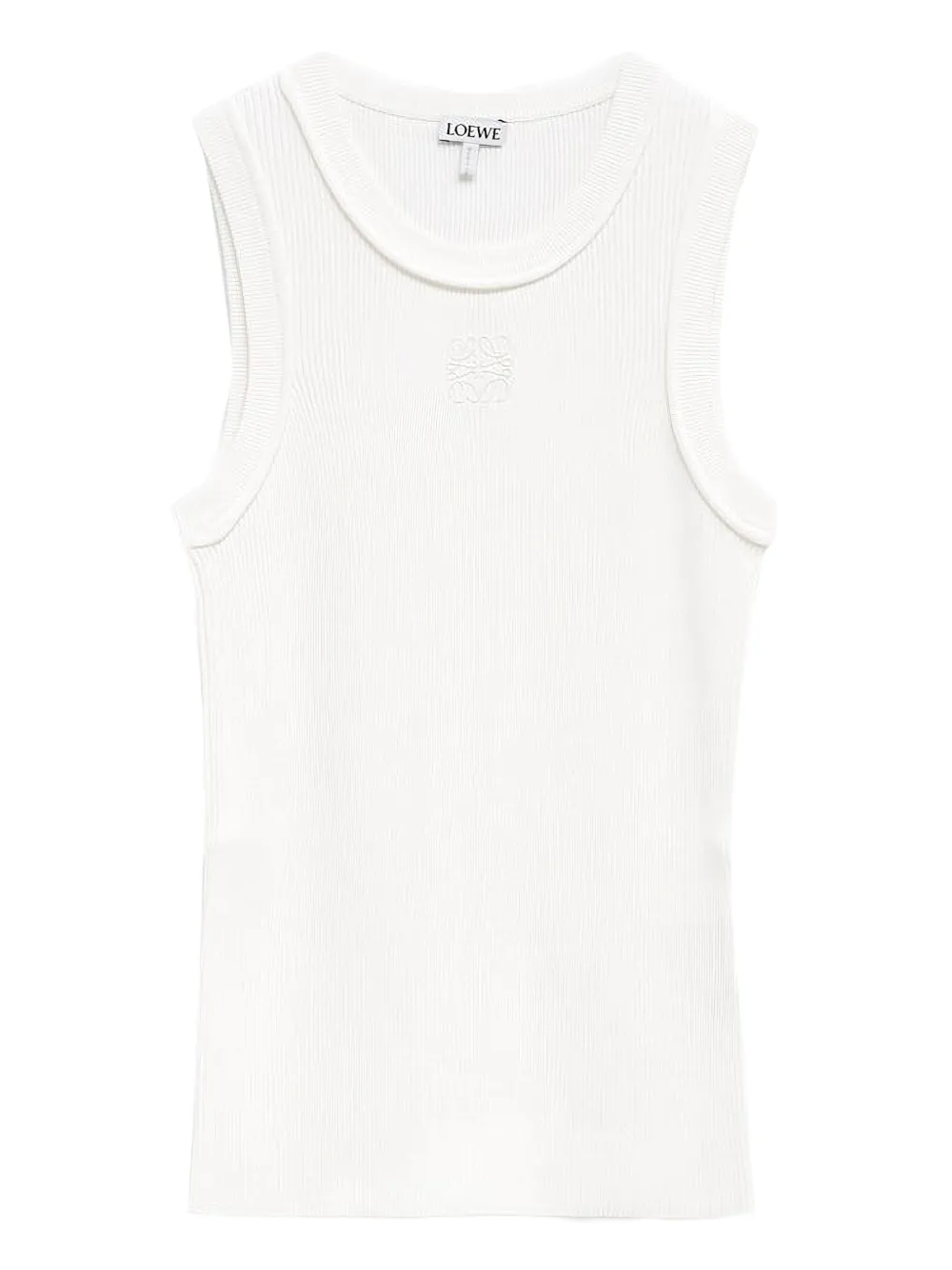 LOEWE lgo-embroidered top | White | Image 1