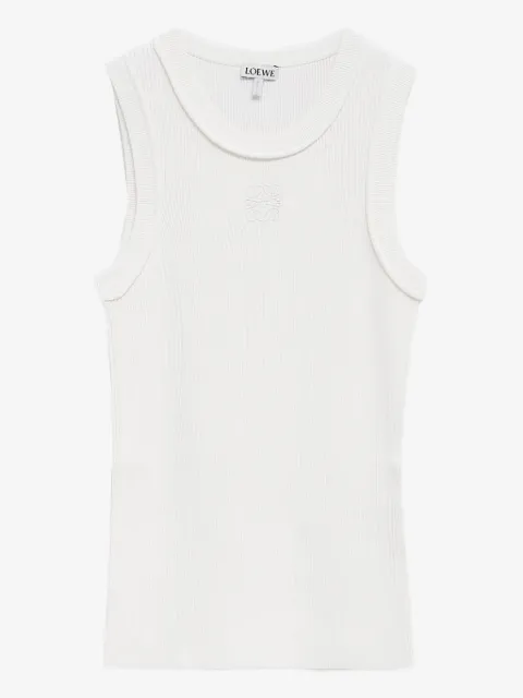 LOEWE lgo-embroidered top